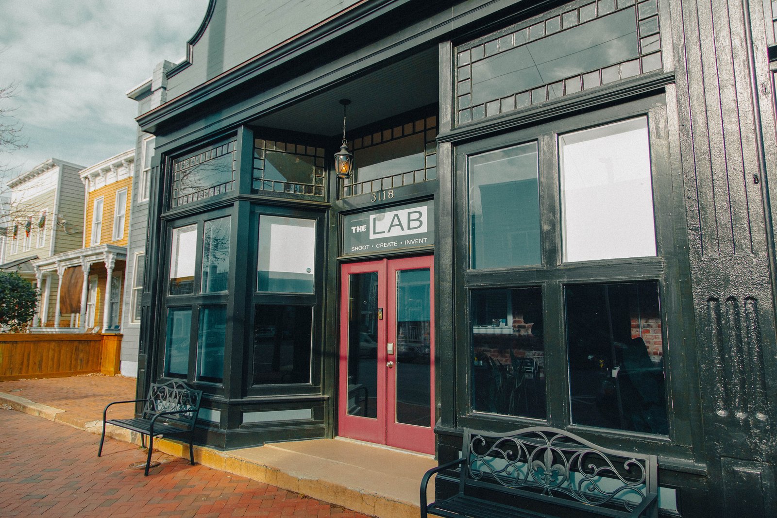 The front door at 3118 E Marshall St